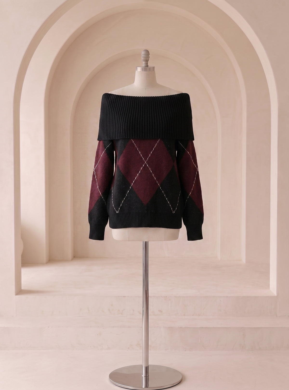 Moya - Off shoulder strik; Fra webshoppen Defend Dreams