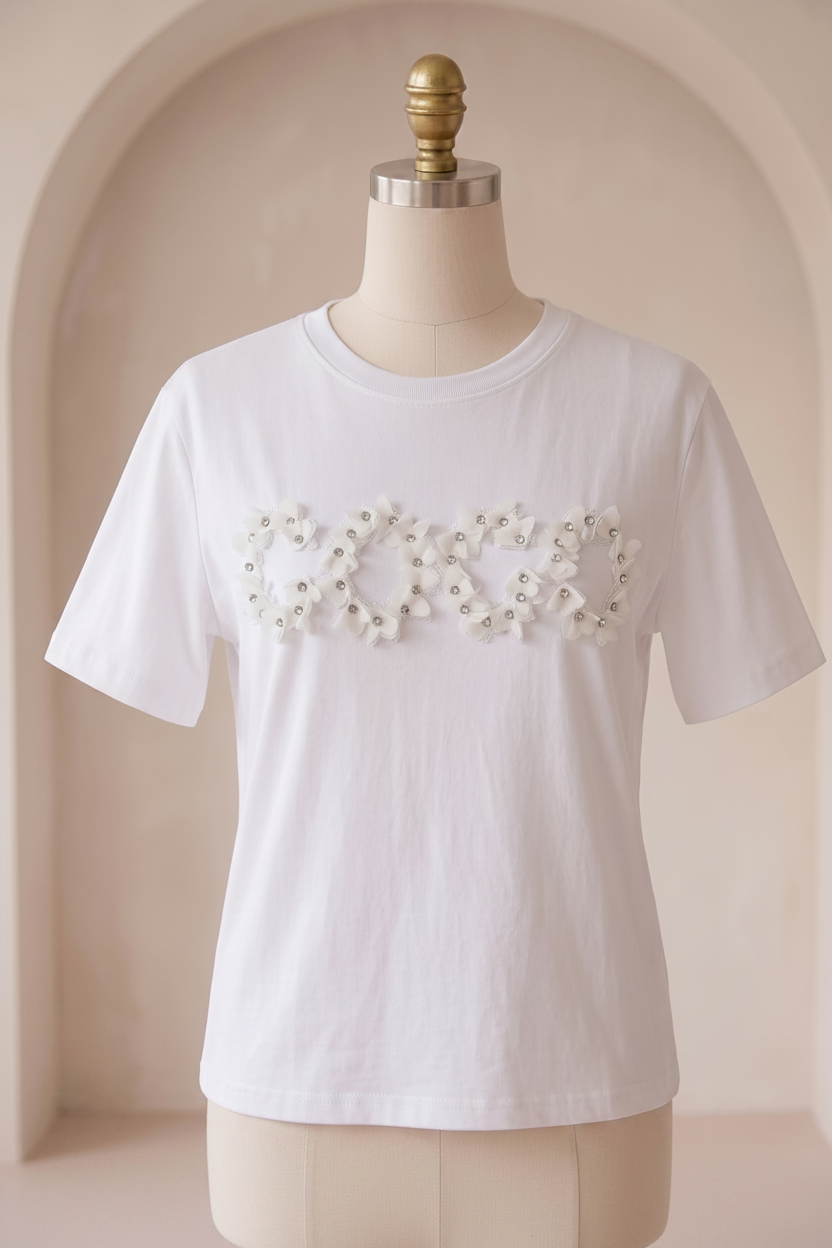 Firenze - Let t-shirt med detaljer; fra webshoppen Defend Dreams