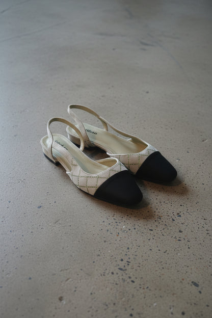 Clara - Slingback sandel med glitter; fra webshoppen Defend Dreams