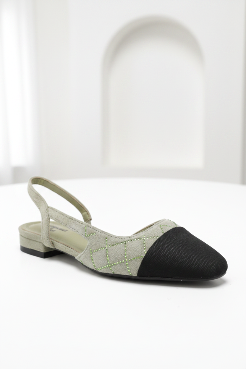 Clara - Slingback sandel med glitter; fra webshoppen Defend Dreams