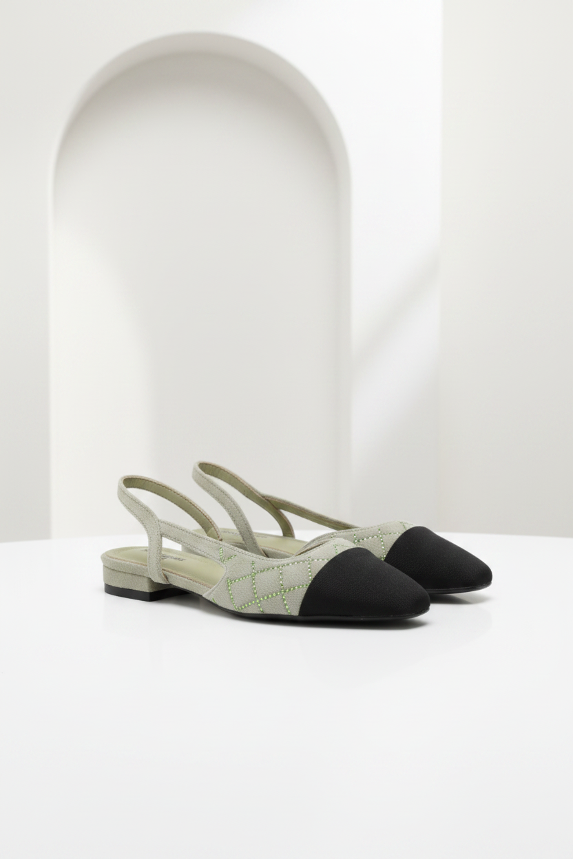 Clara - Slingback sandel med glitter; fra webshoppen Defend Dreams