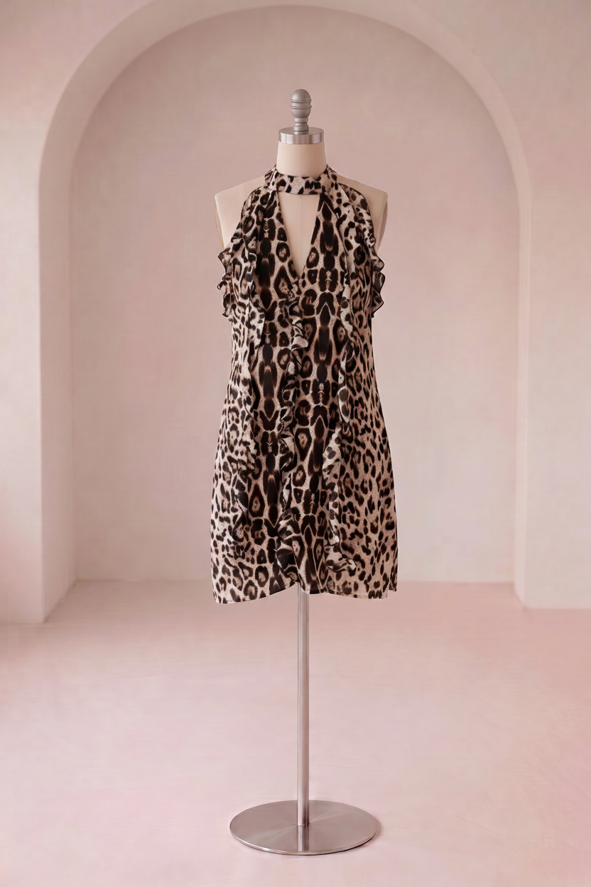Signe - Leopard kjole; Fra webshoppen Defend Dreams